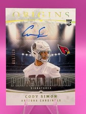 2025 Panini Origins #PGD-CSN Cody Simon Proving Ground Signatures #/199
