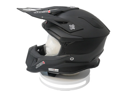 JUST1 J18 Pulsar Motorcycle Helmet Flat Black Size XXL - J1815:26