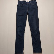 Levis Women's Classic Mid-Rise Skinny Jeans Blue Stretchy Size 29 Comfortable