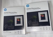 2-Packs of HP Premium Plus CR669A INKJET Photo Paper 120 Sheets 80lb Glossy NEW!