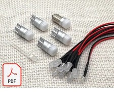 Pioneer SX-1050 SX-5580 replacement LED lamps kit bulb lights INSTRUCTIONS
