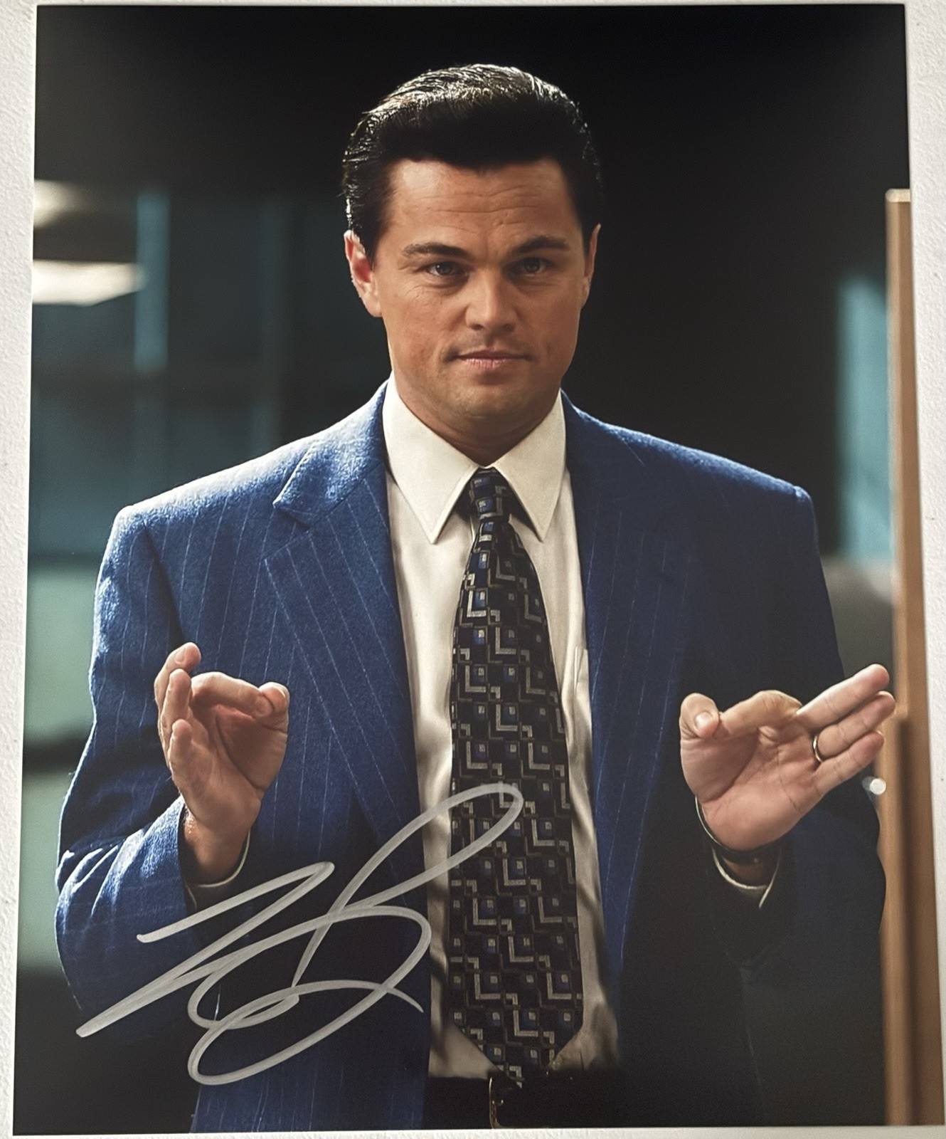 Leonardo DiCaprio Autographed Photo 8x10, With COA, The Wolf Of Wallstreet