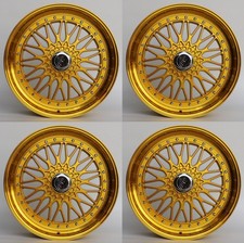 20 Wheels Rims For Kia Mazda Ford Nissan Mustang Hyundai K5 Bbs Rs Style Gold