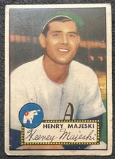1952 TOPPS HENRY MAJESTI (PHILADELPHIA ATHLETICS) #112 VG