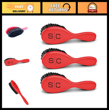 Professional Barber Fade Brush - Natural Bristle Beard Cleaning Brush, Groomin