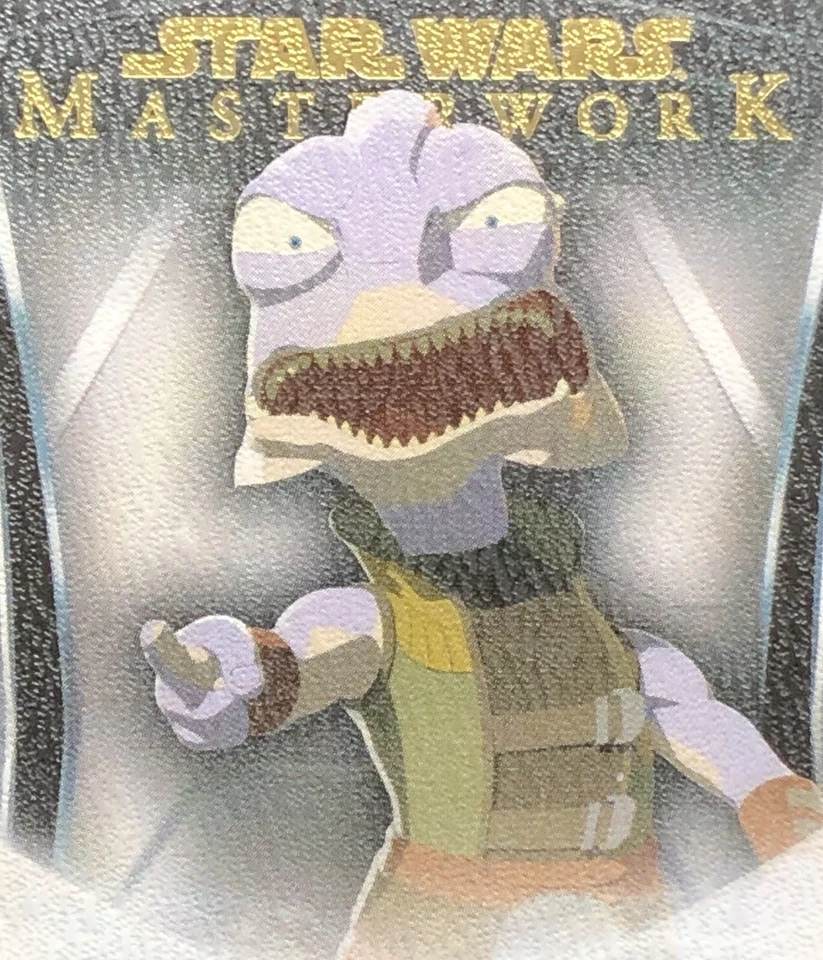 2019 Topps Star Wars MASTERWORK Grevel /25 ON CARD AUTO GOLD SSP No. A-DBB 📈📈 - Image 2 of 4