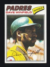 1977 Topps #390 DAVE WINFIELD San Diego Padres EX
