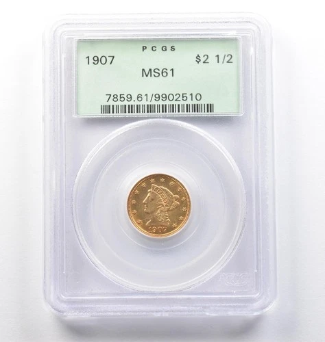 1907 Liberty Quarter Eagle — photo from the most recent tracked eBay sale