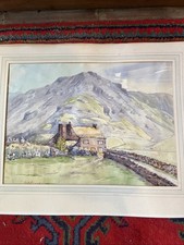 Watercolour  Eskdale And Ennerdale Fox Hound Cumbria By Syd Bruce