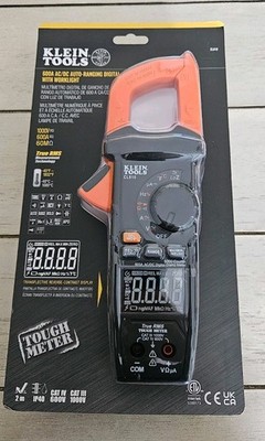 Klein Tools CL810 600A AC/DC Auto-Ranging Digital Pro Clamp Meter 