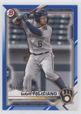 2021 Bowman Prospects Blue Border 66/150 Mario Feliciano #BP-133 e6r