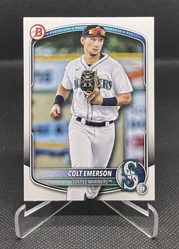 2025 Bowman Baseball Colt Emerson #BP-17 Bowman Prospects Seattle Mariners - Picture 1 of 3