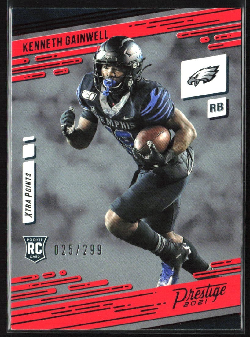 2021 Panini Prestige #217 Kenneth Gainwell Xtra Points Red 25/299