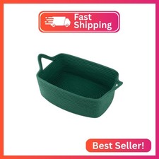 OIAHOMY Woven Basket, Gift Basket Empty with Gift Bags and Ribbons, Rope Baskets