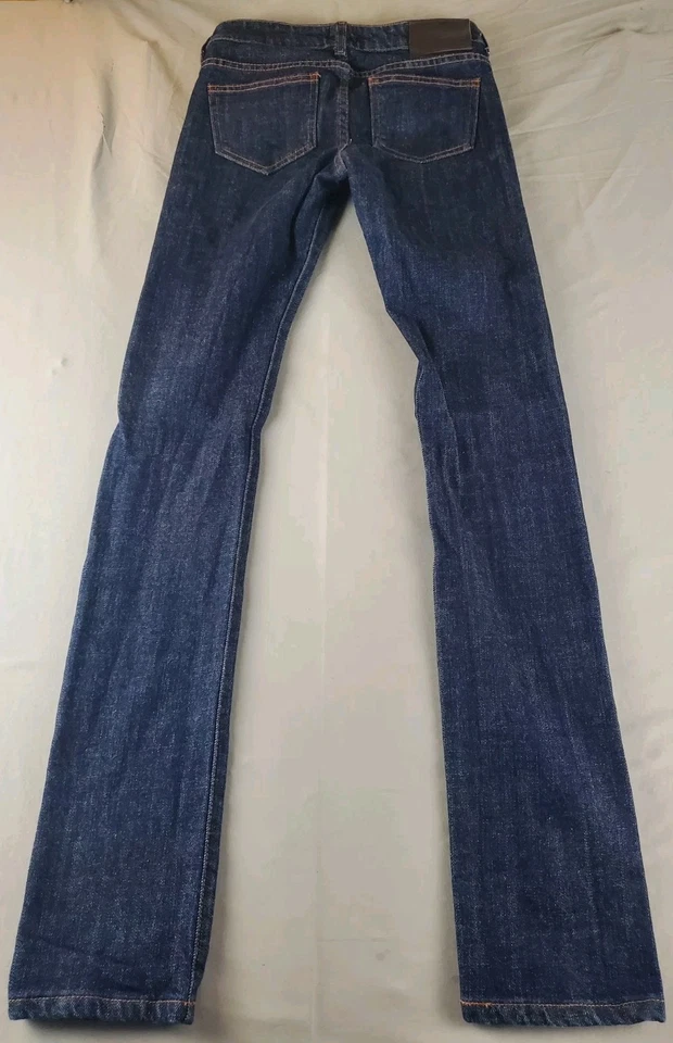 Naked and Famous Womens Jeans Size 24 Blue The Straight Selvedge Denim Zip Fly  - Image 3 of 4