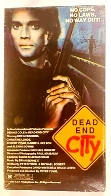 Dead End City (VHS)  AIP Action/Adventure Robert Z'Dar NEW SEALED RARE HTF