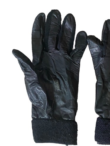 Vintage Saranac Handschuhe Herren klein Fallschirmspringen Schlag Sporthandschuhe Lammfell - Bild 12 von 16