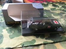 PEUGOT 504 STATION WAGON ANGEL AMBULANCE VEHICLE 1/43th SOLID / VEREM SHOWCASE BOX