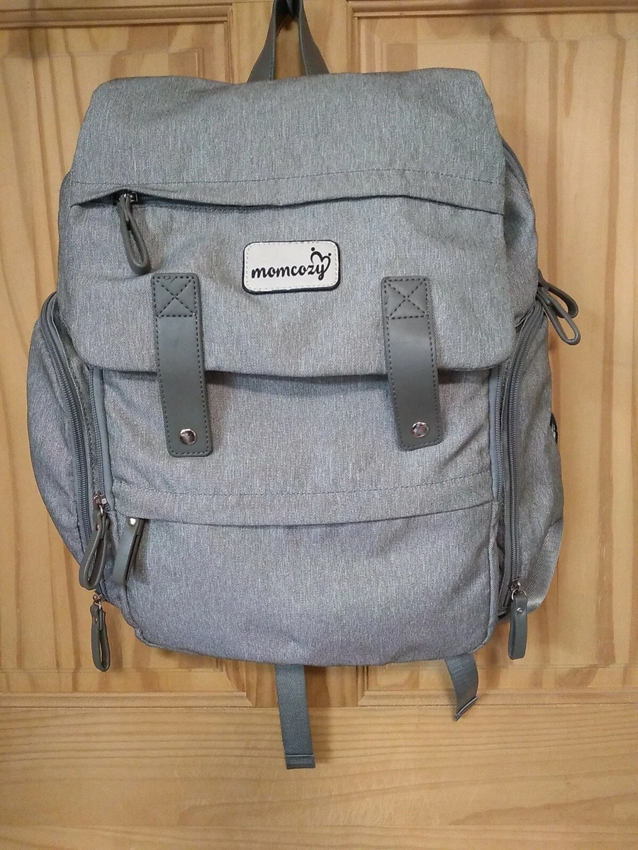 Momcozy Diaper / Breast Pump Backpack Bag Gray