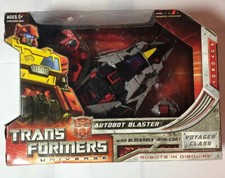Hasbro Transformers Universe Voyager Autobot Blaster With Blockrock New In Box