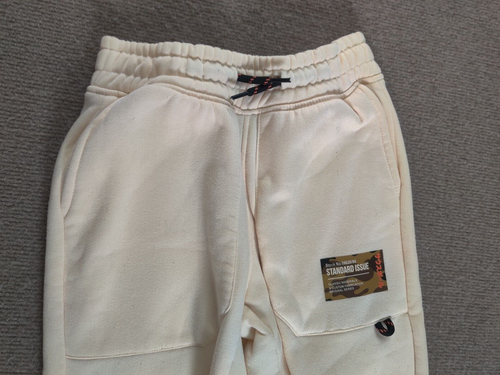 South Pole Sweatpants Joggers Boys S (8) 20x24 Running Pant Cream Drawstring - Picture 6 of 12
