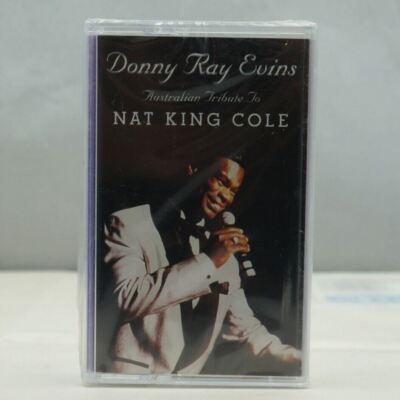 Cassette Tape DONNY RAY EVINS Live In Australia NAT KING COLE Tribute Sealed New