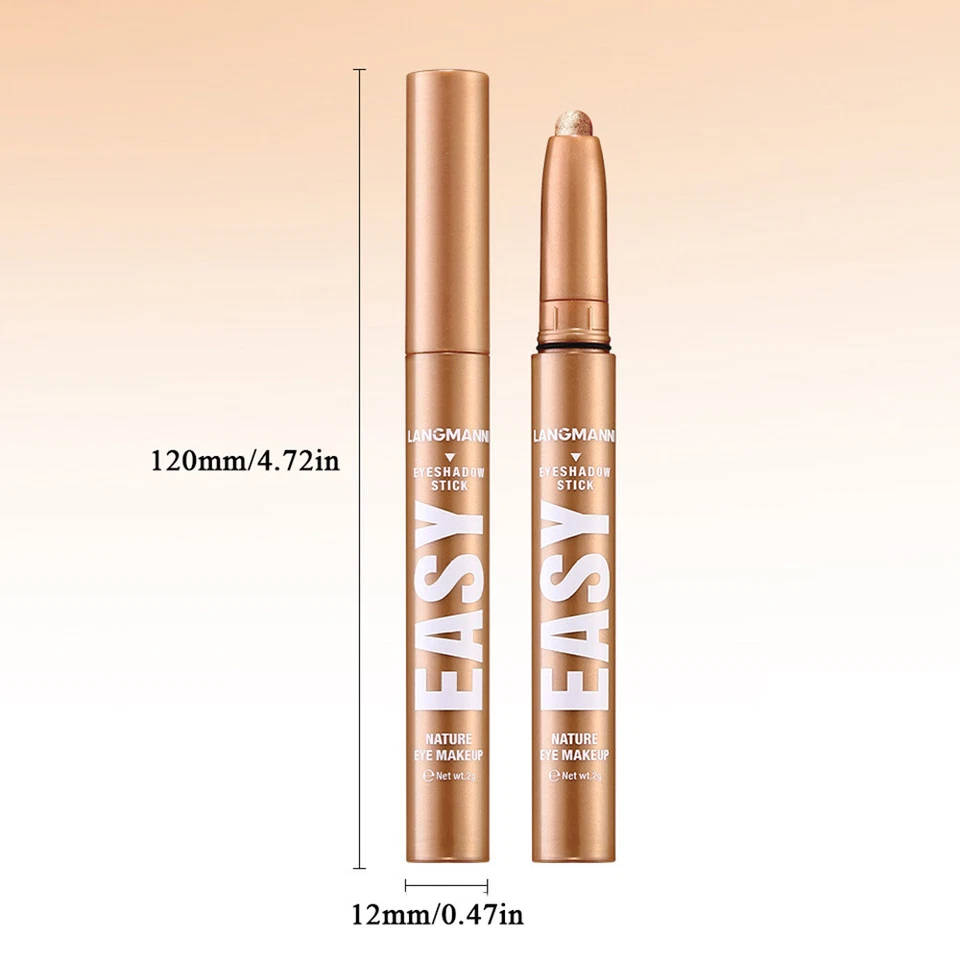 Matte Eyeshadow Stick Highlight Crayon Pencil Waterproof Eye Shadow Pen Shimmer - Image 2 of 4