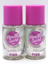 VICTORIA'S SECRET PINK VANILLA SWIRL BODY MIST SPRAY 2.5 OZ LOT OF 2 PCS 