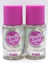 VICTORIA'S SECRET PINK VANILLA SWIRL BODY MIST SPRAY 2.5 OZ (LOT OF 2 PCS)