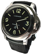 Panerai Luminor Base Logo Pam 1000 Manual Wind Stainless Steel Watch 8
