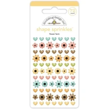 Doodlebug ~ FARMHOUSE ~ Flower Farm ~  Shape Sprinkles ~ Enamel Dots