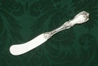 Burgundy Sterling flatware by Reed & Barton individual Flat Butter Spreaders 6"