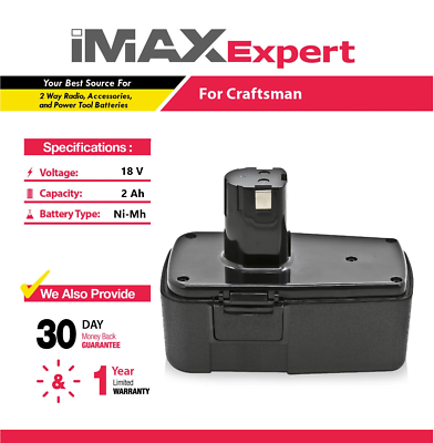 #ad #ad 18V 2Ah NiMh Battery for Craftsman 11098 11103 223310 9 11103 9111098 $42.59