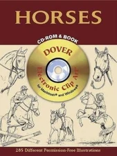 Horses CD-ROM and Book (Dover Electronic Clip Art) by John Green