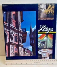 About Riga Book 1988 USSR Soviet Vintage in 4 languages