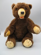 Vintage Rare Fun & Fancy Products Sun and Star Brown Stuffed Plush Bear Japan