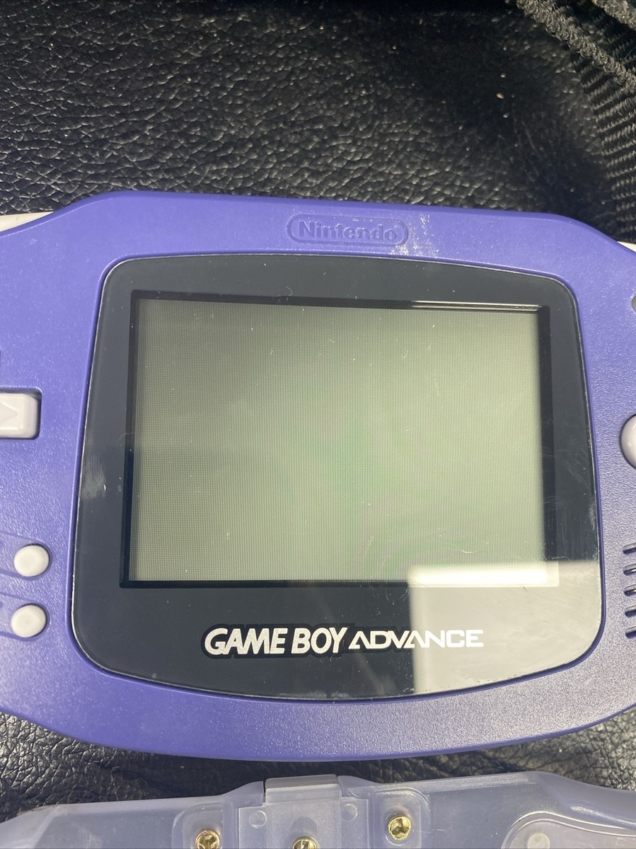 Nintendo Game Boy Advance Purple Mint Tested Working With Pelican