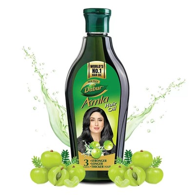 Dabur Amla Hair Oil Rapid Hair Growth Nourishing Prevent Hair Loss Oil 180 ML