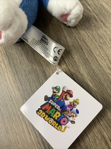 Nintendo Super Mario 3D World Cat Toad Plush Stuffed Animal 8'' New - 第 7/10 張圖片