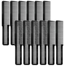 Wahl Large Clipper Styling Comb Black - 8" 3191-5001 12 Pack 