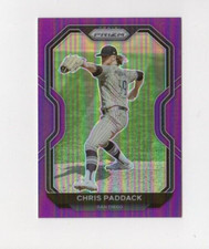 2021 Prizm Baseball Chris Paddack #145 Purple Prizm San Diego Padres