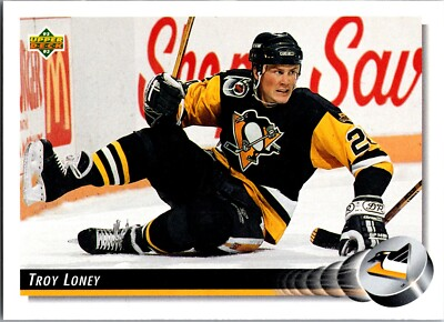 #ad 1992 93 Upper Deck #208 Troy Loney $1.89
