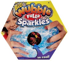 Big Wubble Fulla Sparkles Toy, Sqeeze, Squish Squash It. Boys Girls, Ages 6
