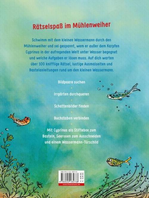 Thumbnail - Der Kleine Wassermann: Mein Großes Rätselbuch Vom Kleinen Wassermann