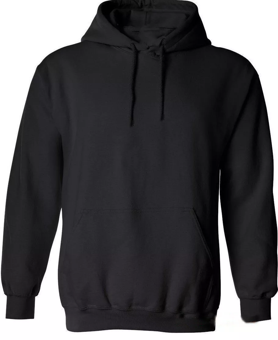 Black cheap hoodie front