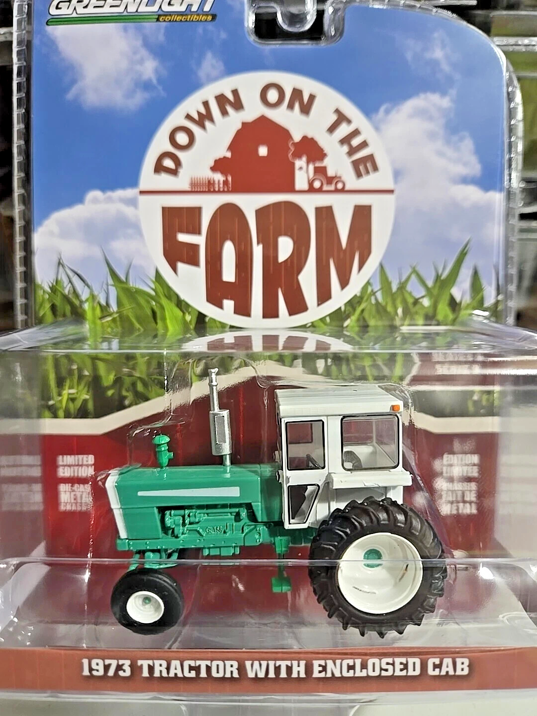 Farm Toy, Down On The Farm, 1973 Tractor With Enclosed Cab Greenlight Series 9