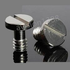 2x Captive 1/4" Tripod Monopod Quick Release (QR) Plate Arca Swiss Camera Screws