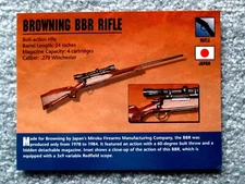 Browning BBR Rifle Classic Firearms Photo Card u