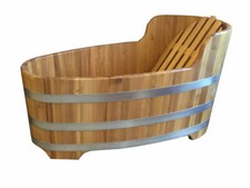 Holzbadewanne Holzwanne Wanne Holz Whirl Outdoor Badewanne Aiblinger Moorwandl