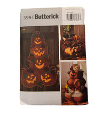 Vintage Butterick Pattern 3984 Outdoor Halloween Decorations Uncut Brand New